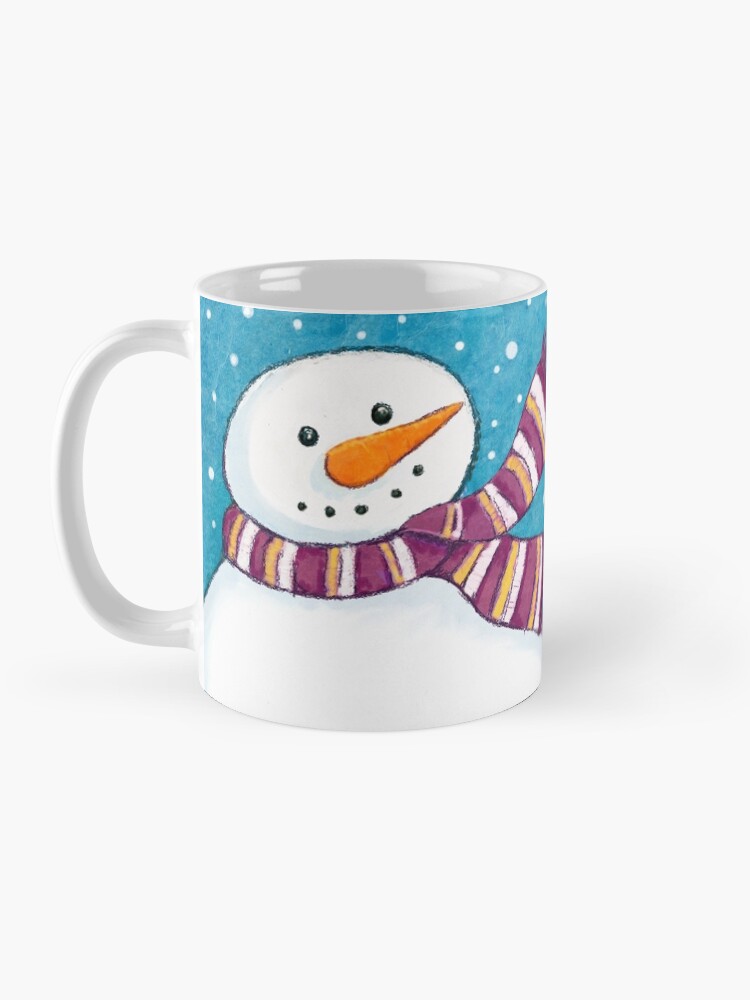 Alternate view of A Friendly Carrot-Nosed Snowman Mug