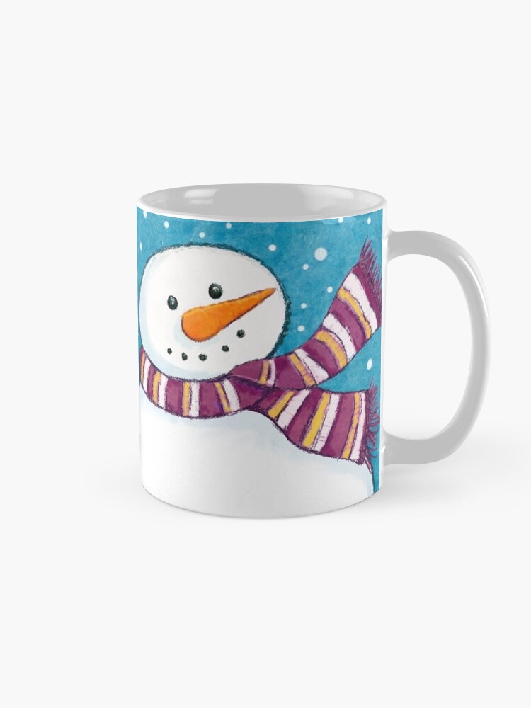 Alternate view of A Friendly Carrot-Nosed Snowman Mug