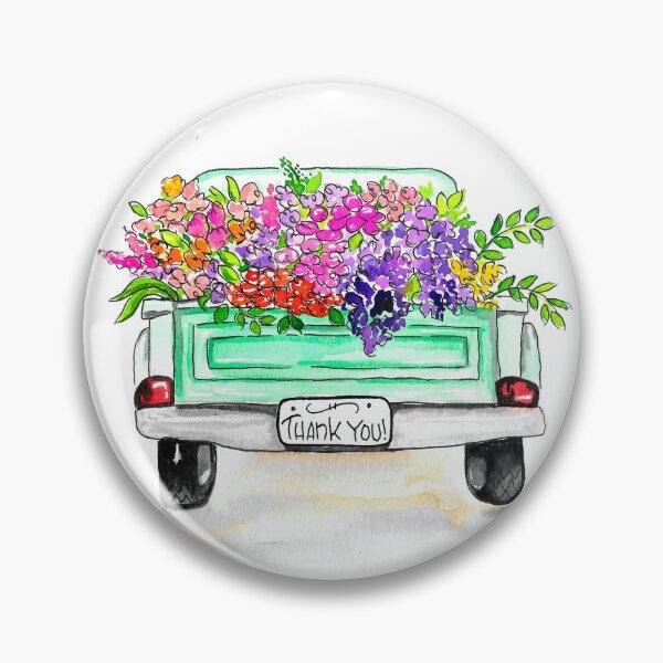 Item preview, Gracias acuarela camión vintage designed and sold by WiMGcreative.