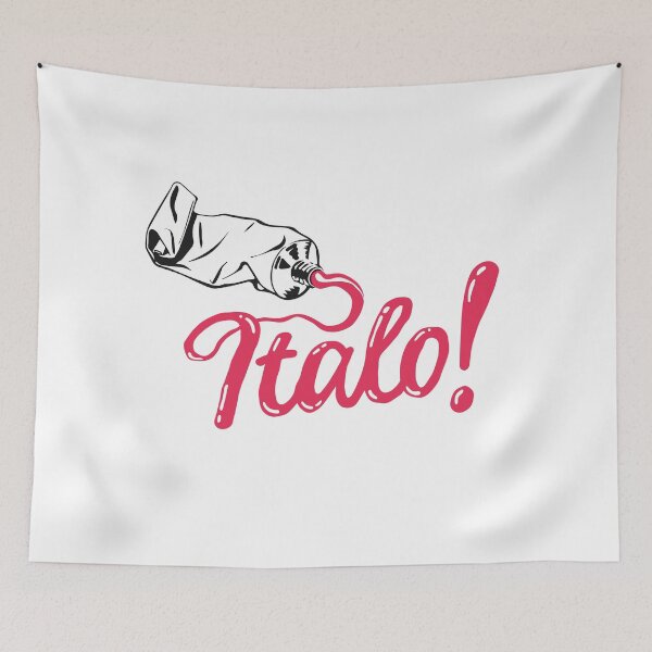 Item preview, Italo! (red text) designed and sold by futurytmi.