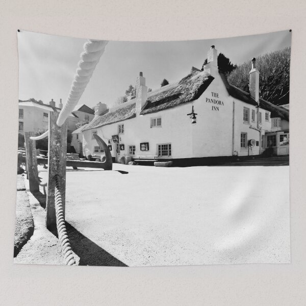 Item preview, The Pandora Inn monochrome designed and sold by Terri Waters Photography & Design.