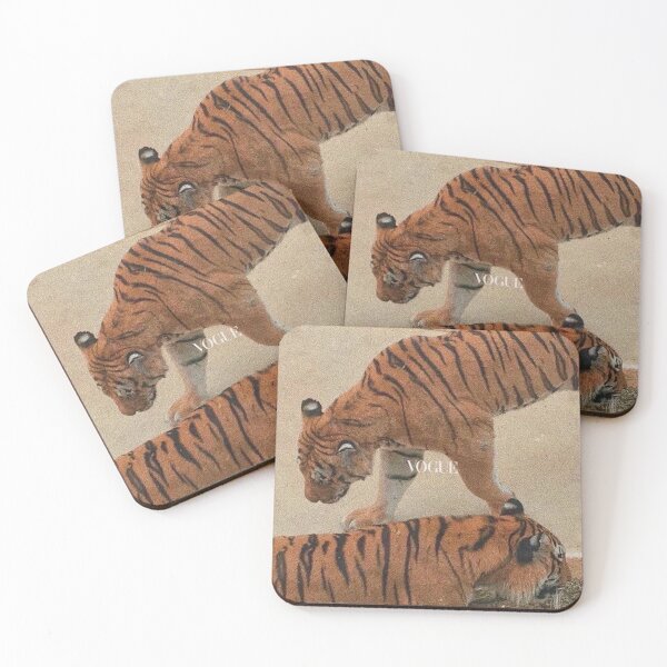 Mode Tiger Ästhetik Untersetzer (4er Set)