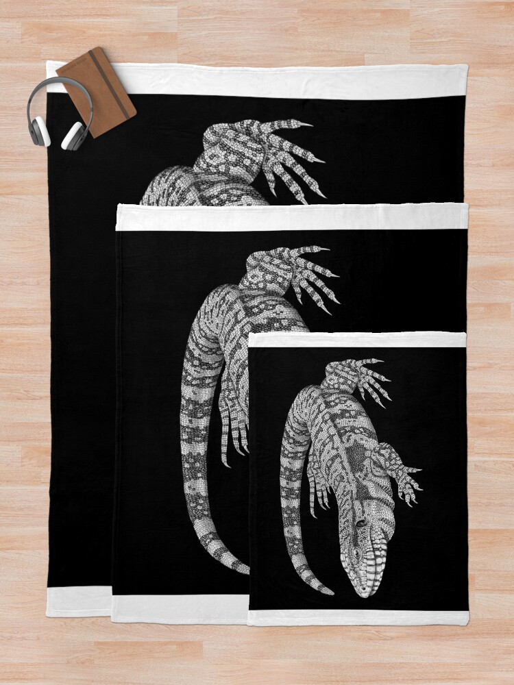 Alternate view of Tegu Throw Blanket