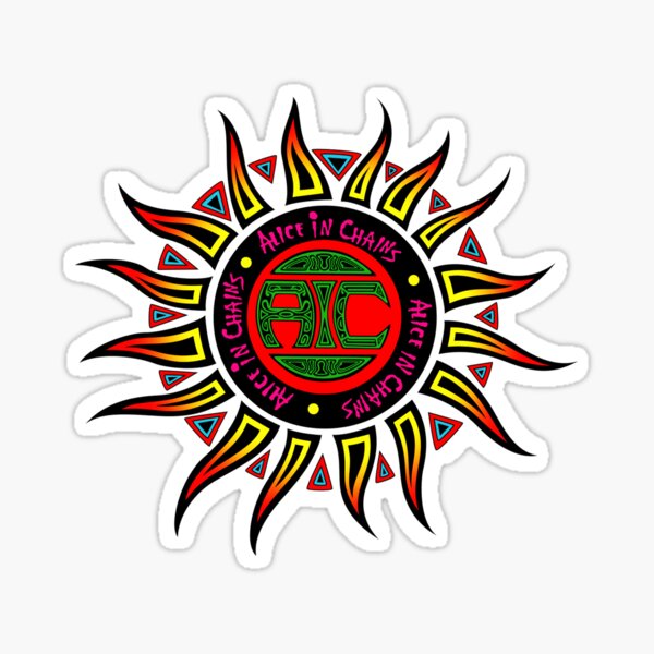 logos favorite from band rock alice in chains 2020 nineninename Sticker