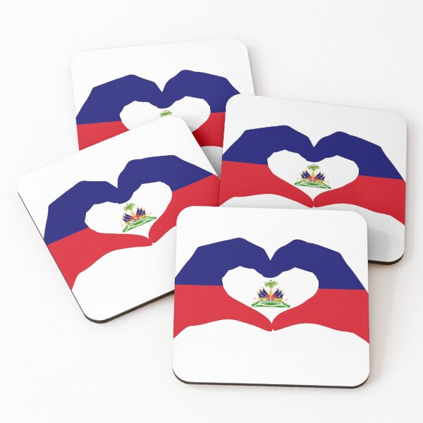 Item preview, We Heart Haiti Patriot Flag Series designed and sold by Carbon-Fibre Media.