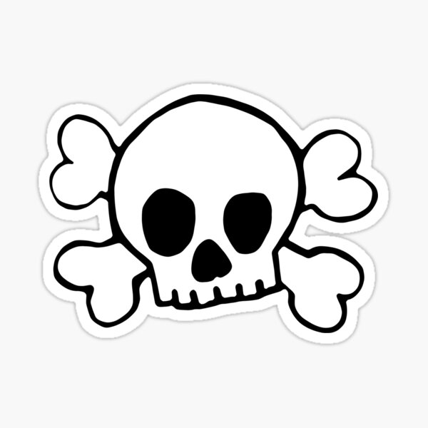 Skull and Cross Bones Cutout, Zazzle