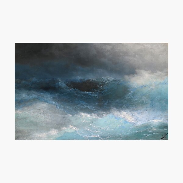 Stormy Sea by Ivan Aivazovsky Photographic Print