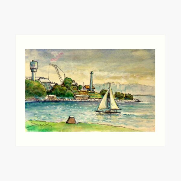 Cockatoo Island, Sydney Harbour Art Print
