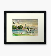 Cockatoo Island, Sydney Harbour Framed Print