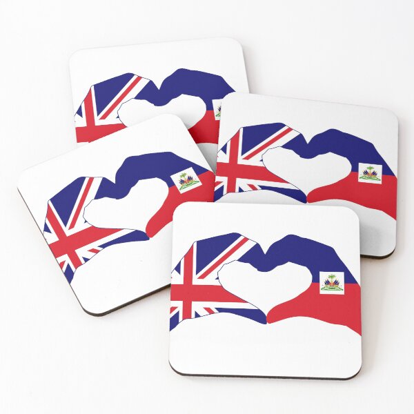 Artikelvorschau, We Heart UK & Haiti Patriot Flag Serie entworfen und verkauft von Carbon-Fibre Media.