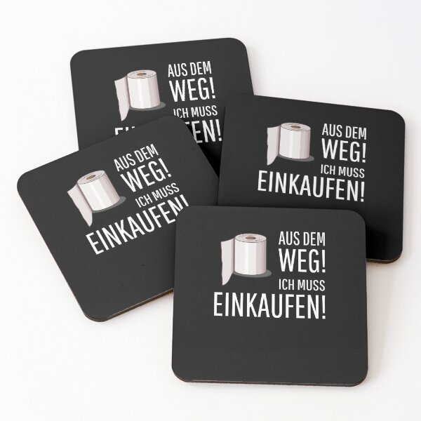 Artikelvorschau, Aus dem Weg, ich muss einkaufen - Klopapier Quarantäne 2020 entworfen und verkauft von ArticaDesign.