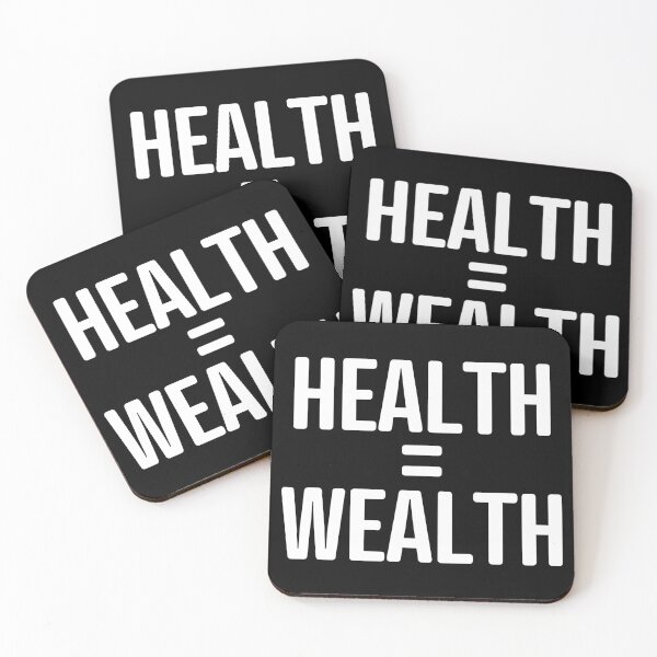 Item preview, Health equals wealth designed and sold by robertkask.