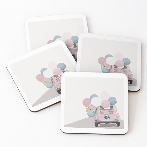 Item preview, Pink Fiat 500 designed and sold by mcerlandgray.