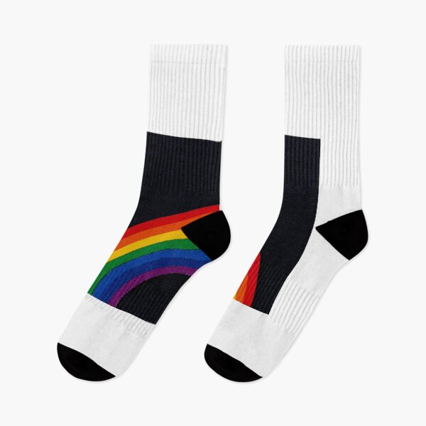 Item preview, arco iris sobre un fondo negro con colores designed and sold by vilma3000.