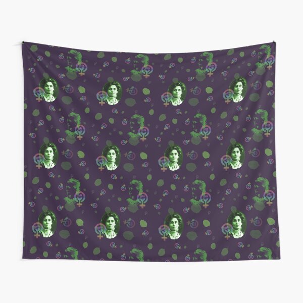 Suffragettes in purple Tapestry