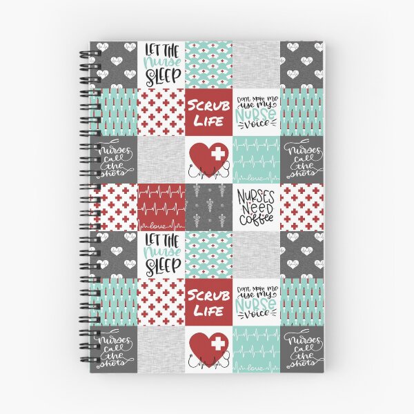 Item preview, Copy of Nurse Patchwork - red/aqua designed and sold by SugarPineDesign.