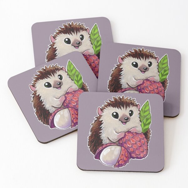 Item preview, Lychee hedgehog  designed and sold by ArtOfBianca.