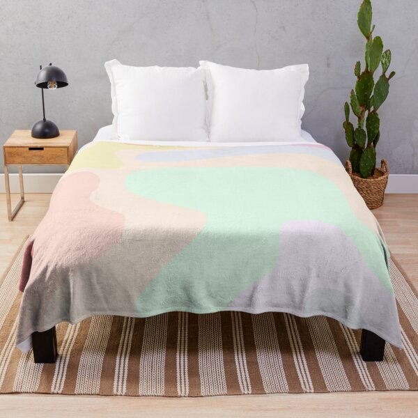 Item preview, Minimalist Abstract Pastels Geometric rounded fun shapes tapestry designed and sold by PeterProtozoa.