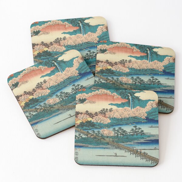 Item preview, Hiroshige: Moon Crossing Bridge at Arashiyama designed and sold by Artaxias_Designs.