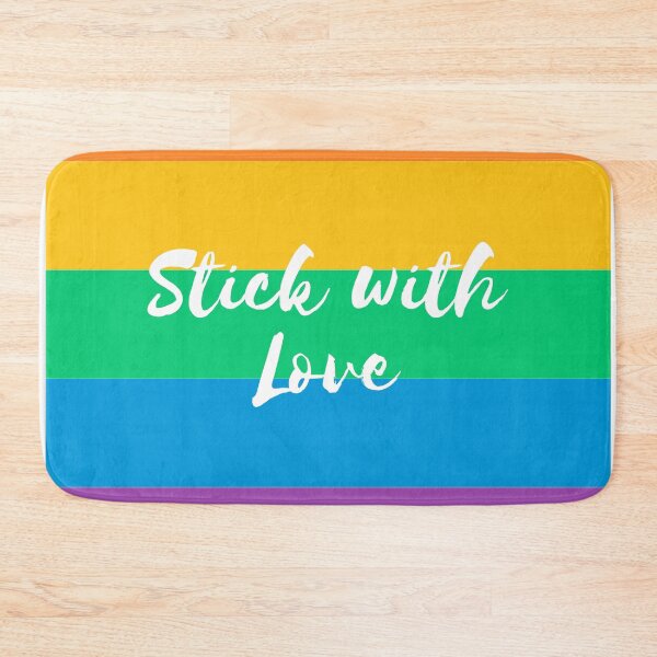 Item preview, Stick With Love - Rainbow designed and sold by MightyFineGoods.