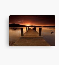 Jetty, Franklin, Tasmania Canvas Print