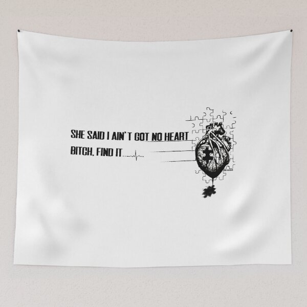 Item preview, No heart designed and sold by gainzgear.