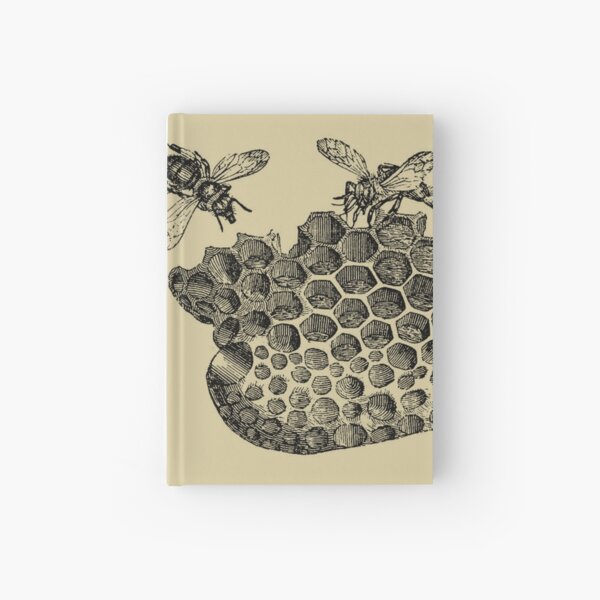 Vintage Bee & Honeycomb Hardcover Journal