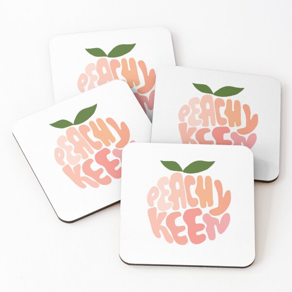 Item preview, Peachy Keen Bubble Letters designed and sold by Basil Lime.