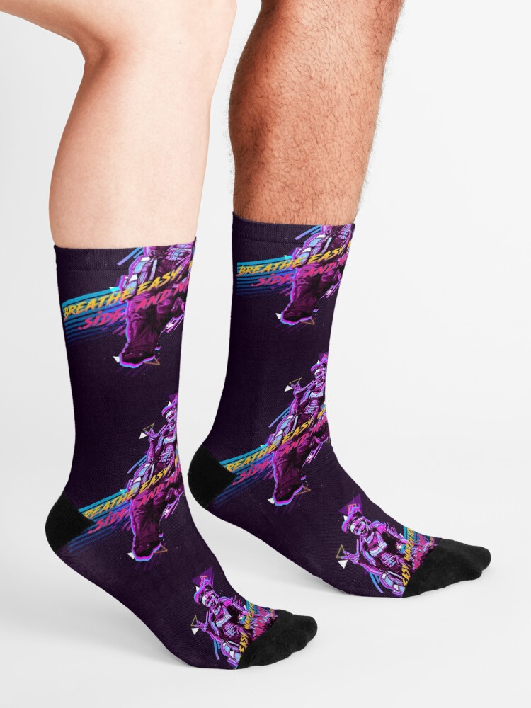 "Apex legends Lifeline 80s retro" Socks by LenaLuisa Redbubble
