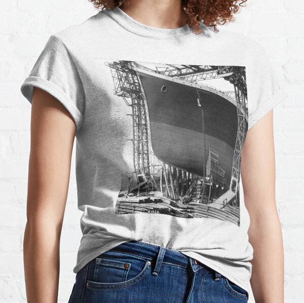 Item preview, Titanic Dry Dock Harland Wolff Shipyard Belfast 1911 Photo designed and sold by Stephen Chambers / The Pop Art Factory.