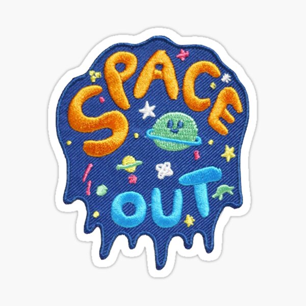 Item preview, Space Out Sticker designed and sold by designolo.