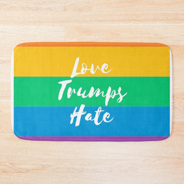Item preview, Love Trumps Hate - Rainbow designed and sold by MightyFineGoods.