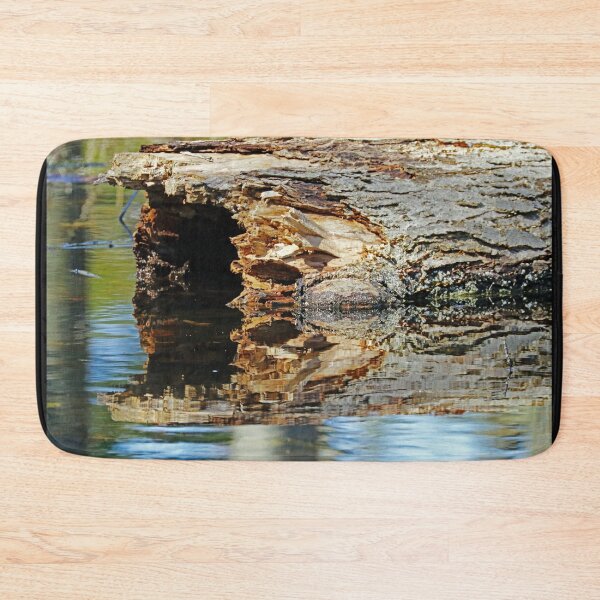 Item preview, Hollow Log Reflection In Pond designed and sold by Deb Oppermann.