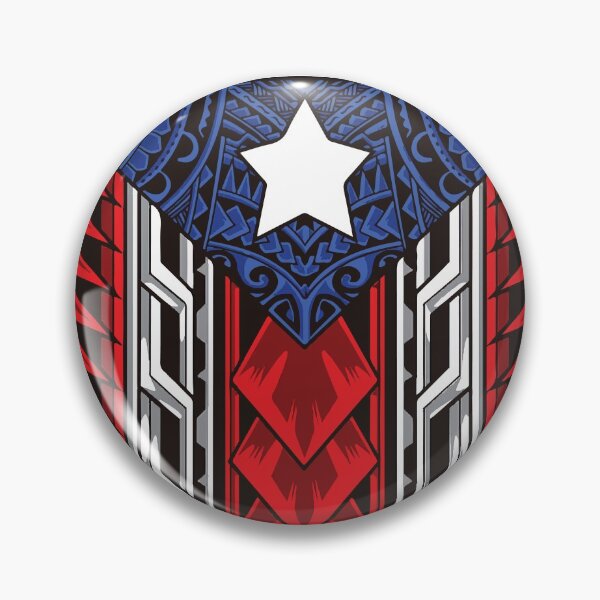 Item preview, Puerto Rican Tribal Flag Modern Boricua designed and sold by PrinceDesigns.