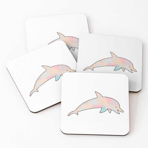Item preview, Dolphin Triangle Design Rainbow Pastel Sticker designed and sold by rossandrews.