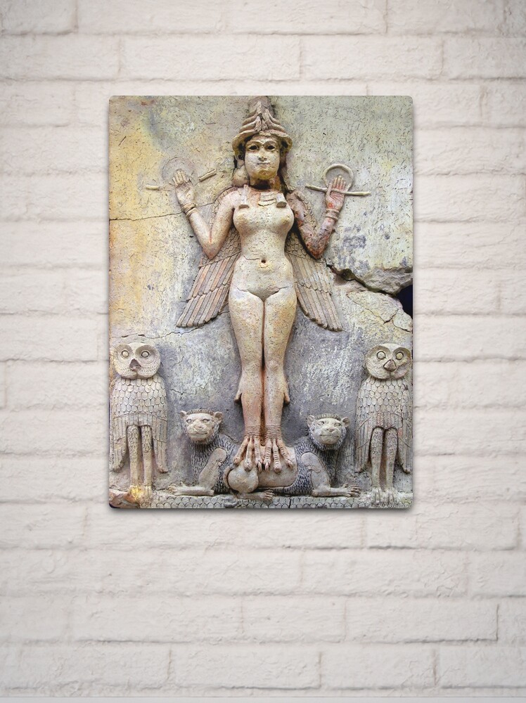 Thumbnail 2 of 4, Metal Print, Queen of the Night Relief designed and sold by Weston Westmoreland.
