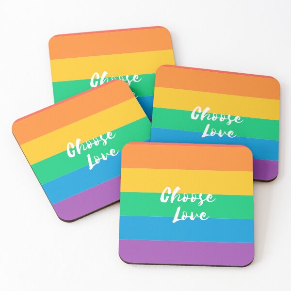 Item preview, Choose Love - Rainbow designed and sold by MightyFineGoods.