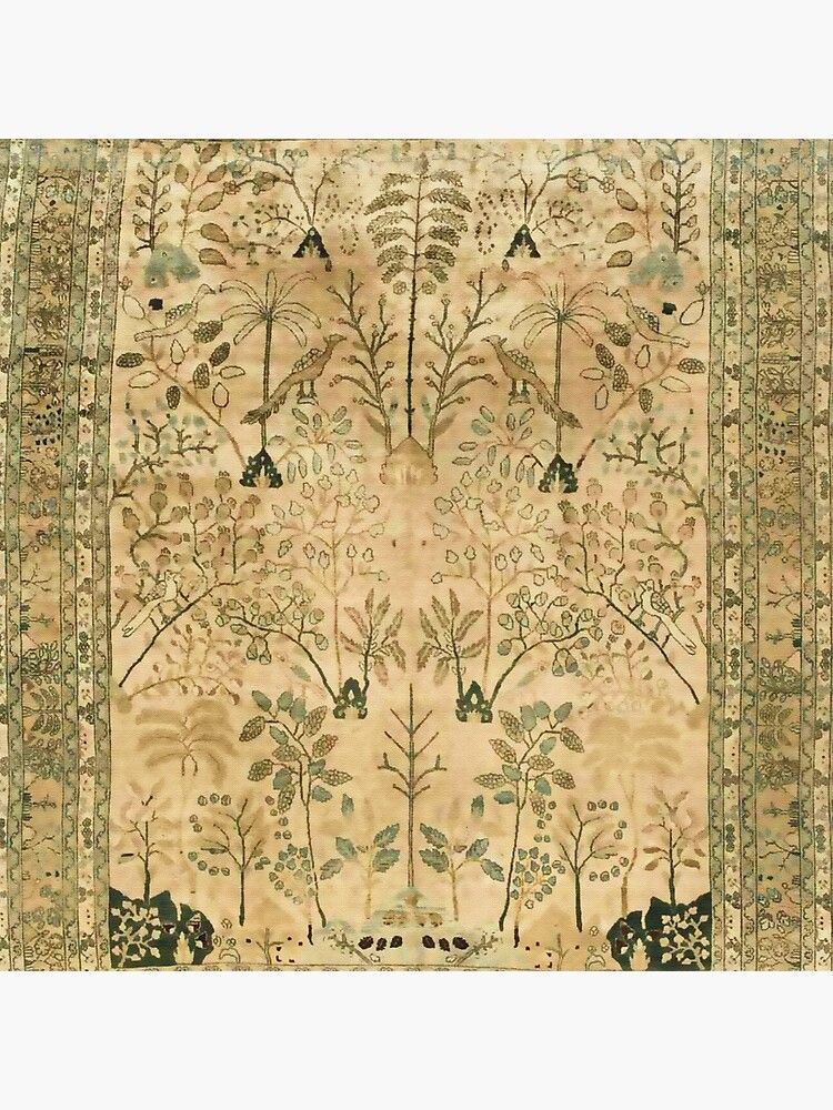 Antique Persian Meshad Rug Print by bragova