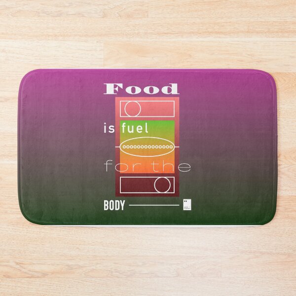 Item preview, Food is fuel for the body designed and sold by quotesonposters.