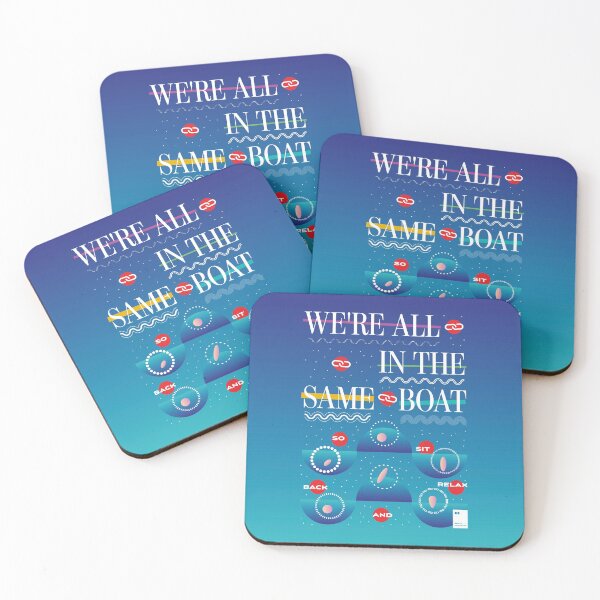 Item preview, We're all in the same boat designed and sold by quotesonposters.