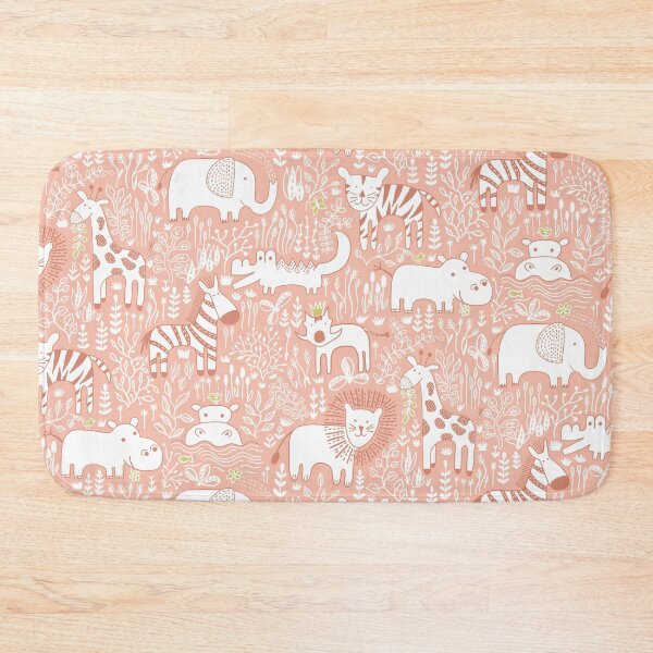 Item preview, Safari animals - The Warthog is King - Coral designed and sold by creativinchi.