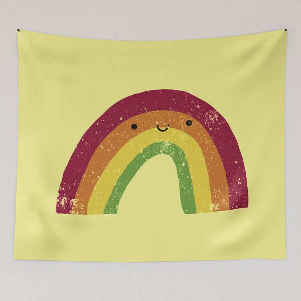 Item preview, Happy Little Rainbow (retro) designed and sold by Design Minds Boutique.