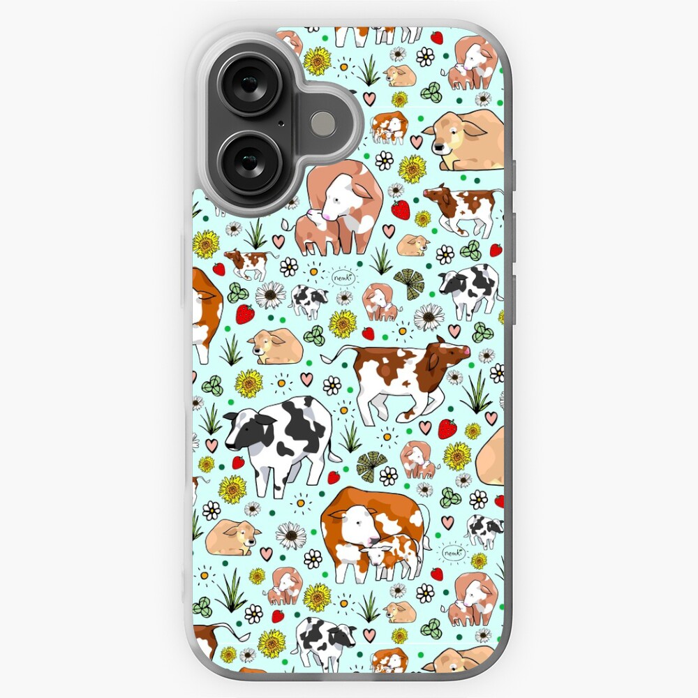 Vista previa del artículo con la obra «Funda blanda para iPhone», diseñado y vendido por Nemki.