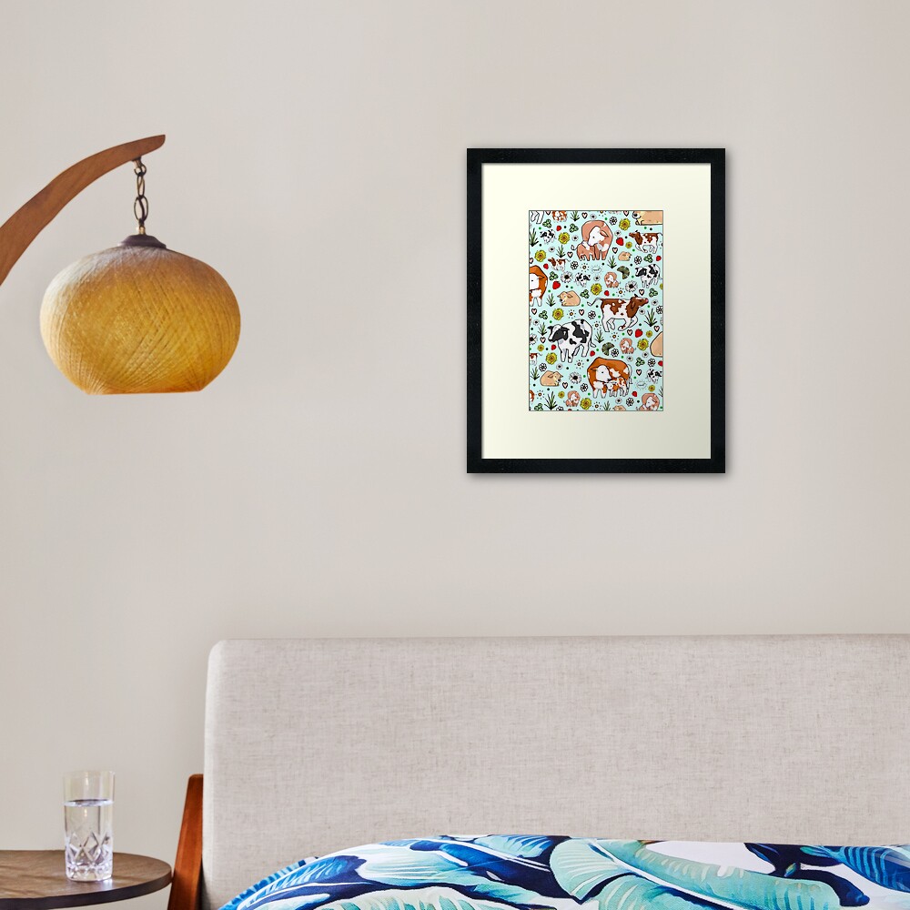 Vista previa del artículo con la obra «Lámina enmarcada», diseñado y vendido por Nemki.