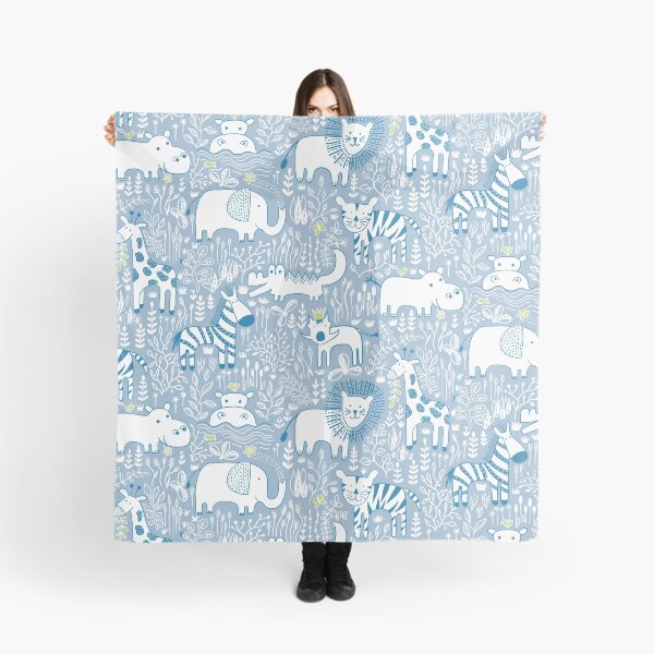 Item preview,  Safari animals - The Warthog is King - blue designed and sold by creativinchi.