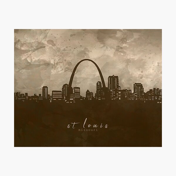  St Louis Arch Gateway West Downtown Skyline Canvas Photography  Metal Print Wall Art Picture Home Decor Poster Landmark Bedroom Cityscape :  Handmade Products