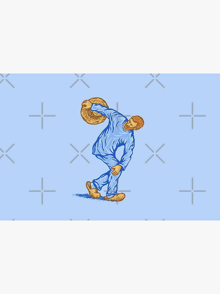 Thumbnail 6 of 6, Bath Mat, van gogh and hat designed and sold by Alexander Medvedev.