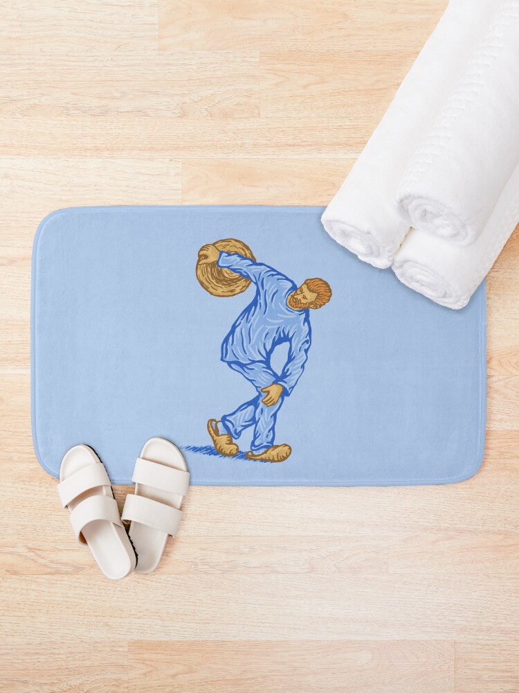 Thumbnail 2 of 6, Bath Mat, van gogh and hat designed and sold by Alexander Medvedev.