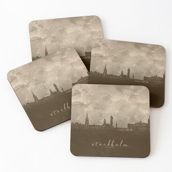 Item preview, stockholm skyline designed and sold by BekimART2.