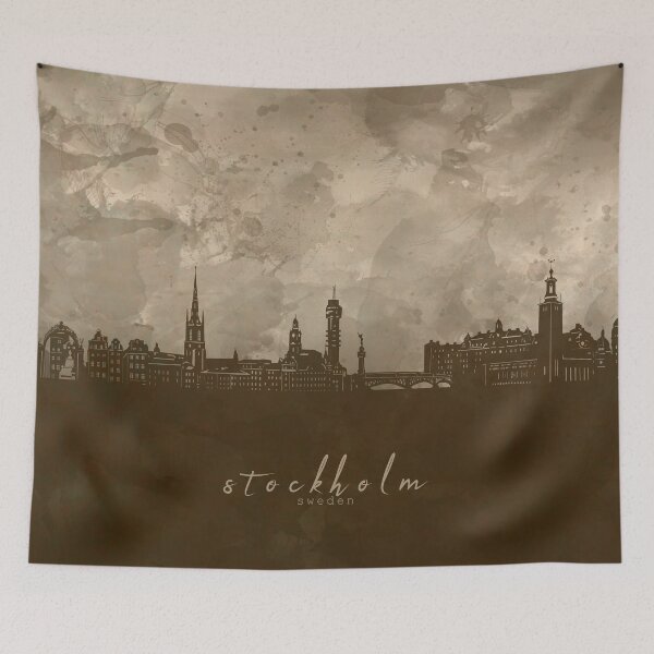 Item preview, stockholm skyline designed and sold by BekimART2.